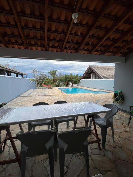Casa Com Piscina Em Condominio Fechado Агуас-ди-Линдоя Экстерьер фото